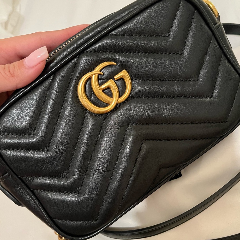 Gucci Marmont Mini Camera Cross body Bag
